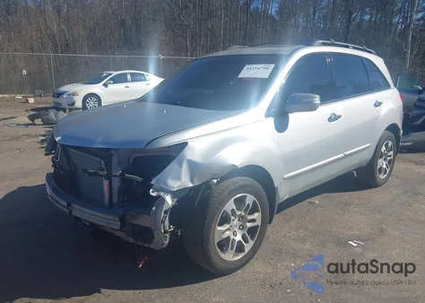 2008 Acura Mdx Technology Package z USA, uszkodzony, nr VIN 2HNYD28628H546117
